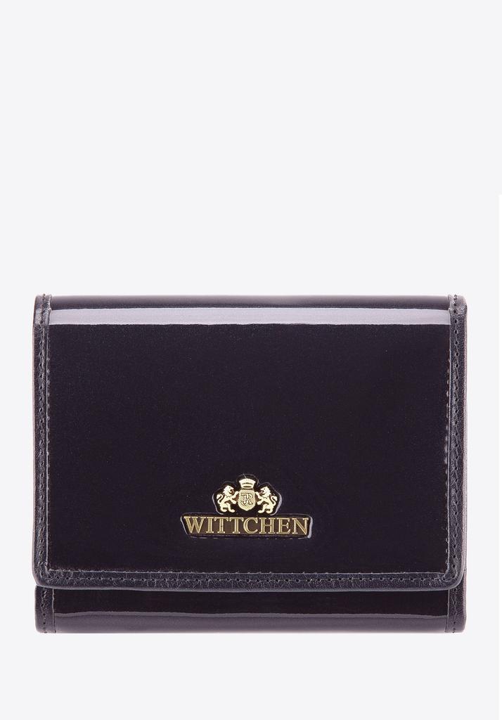 Wittchen Women's Medium Patent Leather Wallet Navy Blue Patent Leather