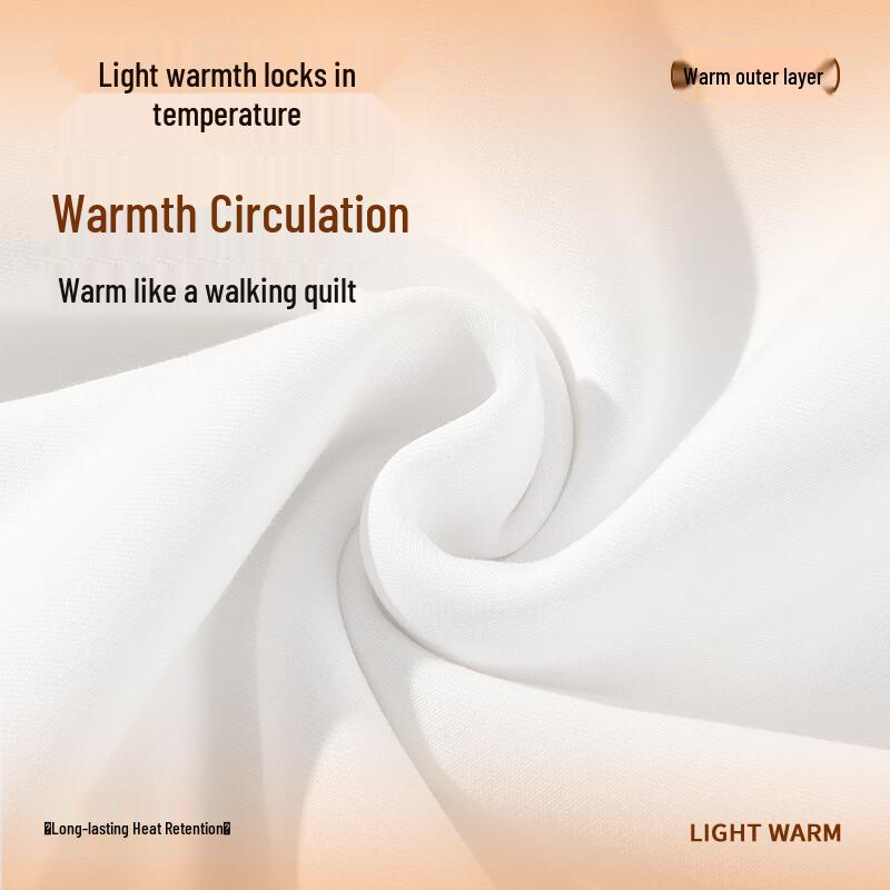 VANCL Men's Fleece Lined Thermal Long Sleeve T-Shirt