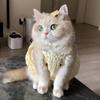 Soft Cat Princess Skirt Sweet Pet Suspenders Cat Pretty Dress Dog Plaid Dress  Spring Summer