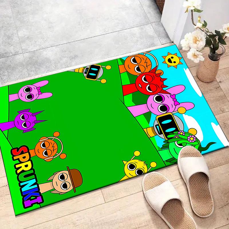 1pc SPRUNKI8 Design Printed Area Rug Carpet for Bedroom Living Room Home Decor Rugs Mat Non Slip Mat Rug for Bedside