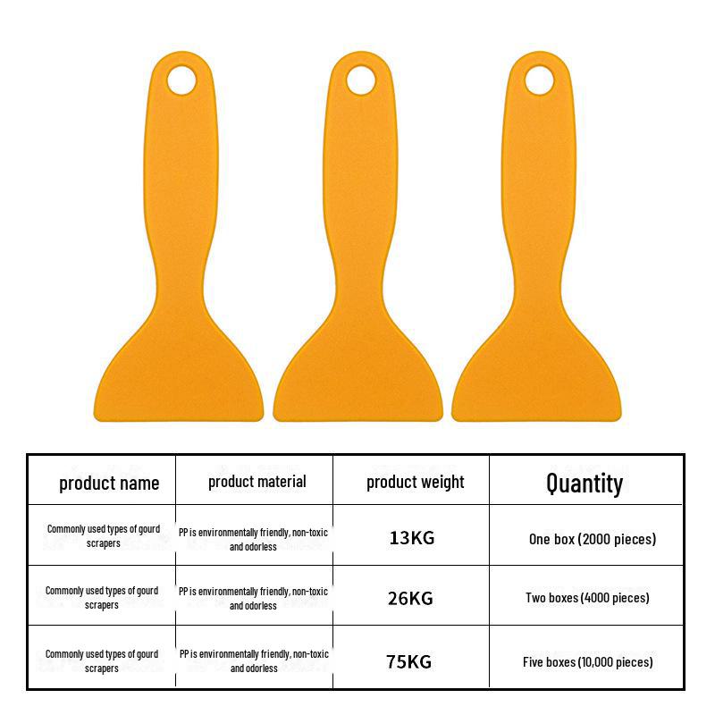 Multi-function Plastic Car Film Tool: Thickened Scraper for Shoveling Glass, Window, and Mobile Phone Film.