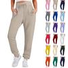 Fashionable Women High Waisted Loose Jogging Pants Sportswear Casual With Pockets
