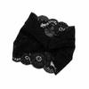 Thin Style Lace Ruffled Headband Elasticity Pleated Headband Floral Hair Accessory  Party Wear