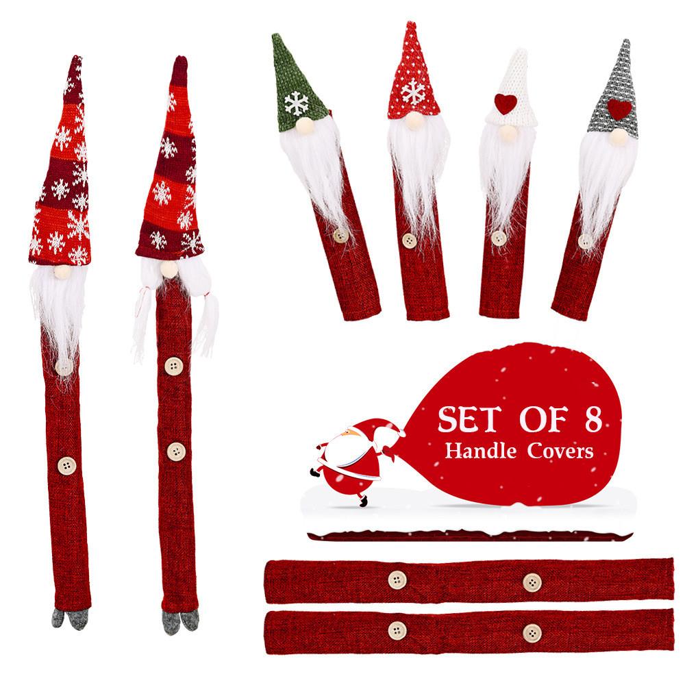 

Handle Christmas Joyful Covers Eight Piece Set Featuring Soft Snowflake Forest Design