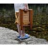 Folding low stool, shoe changing stool, household pony solid wood portable living room bench, sturdy fishing stool at the door