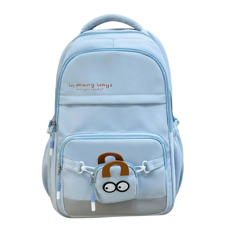 College-style Schoolbag, Junior High School Girls' Backpack, Senior High School Sturdy and Durable Large-capacity Backpack