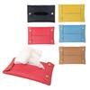 Modern Tissue Organizers Travel Friendly Tissue Holder Soft PU Leather Paper Case for Personal Care Items