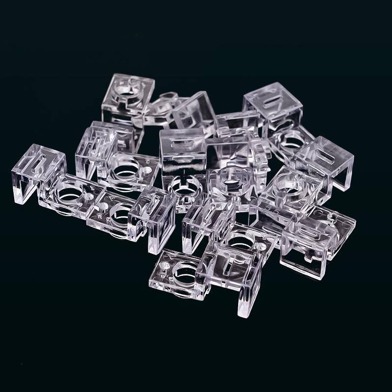 4/10 Stück Acryl-Klammern für Aquarium für 5,5 mm ~ 15 mm Wandstärke Aquarium-Abdeckung Halter Halterung Klemme Ständer Zubehör