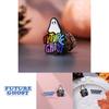 Ghost Fashionable Colorful Brooch Pin Ideal For Sweater And Jacket Decoration For All Genders