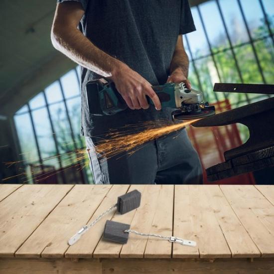 Carbon Brushes for Metabo For WEP Series Angle Grinders Includes Two Units