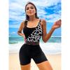 Sexy Leopard Swimwear One Pieces Swimsuit for Women 2022 High Waist Bikini Set Female Beach One Shoulder Swimming Bathing Suits
