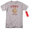 T-shirt per bambini con distintivo vintage FDNY di New York City su licenza