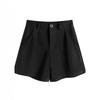 Women's High Waist Woolen A-Line Shorts - 2024 Fall/Winter Fashion, Loose Fit, Casual, Slimming Wide Leg