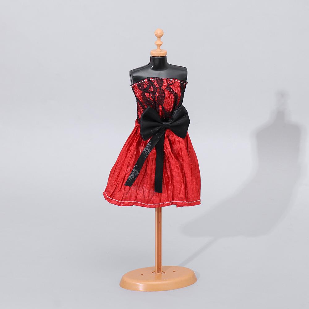 Dollhouse Plastic Doll Clothes Holder Doll Display Holder Model Hanger Mannequin Model Stand Toys Dress For 1/6 Dolls Accessorie