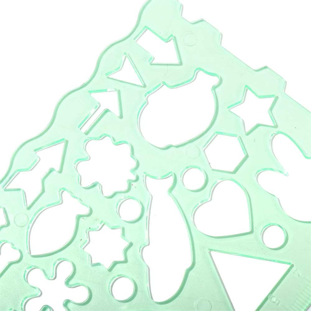 DIY Puzzle Template Rulers Drawing Ruler Drafting Supplies Mathematical Geometry Wavy Line Ruler