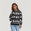 Women's Fashion Daily  Casual V-Neck Long Sleeve Printed Top