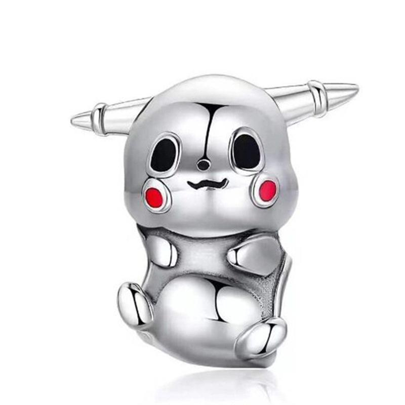 Pokemon Pikachu Pica Picacopper Perles DIY Breloque Compatible Bracelet Original Bracelets Collier Pendentif Femme Bijoux