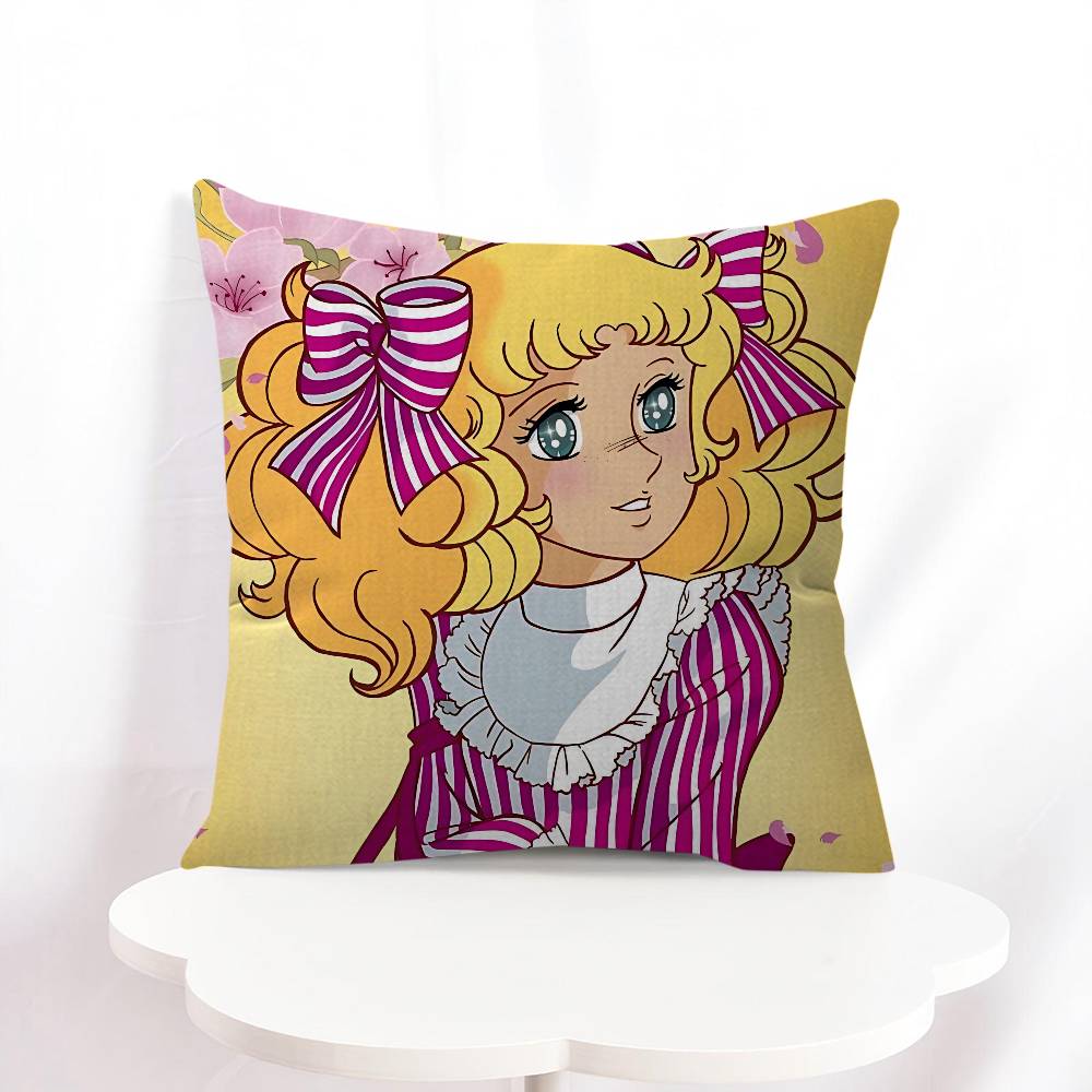 Manga Candy Cartoon Cushion Cover Pillow Cover Decor Pillowcase Printed Cushion Case For Couch