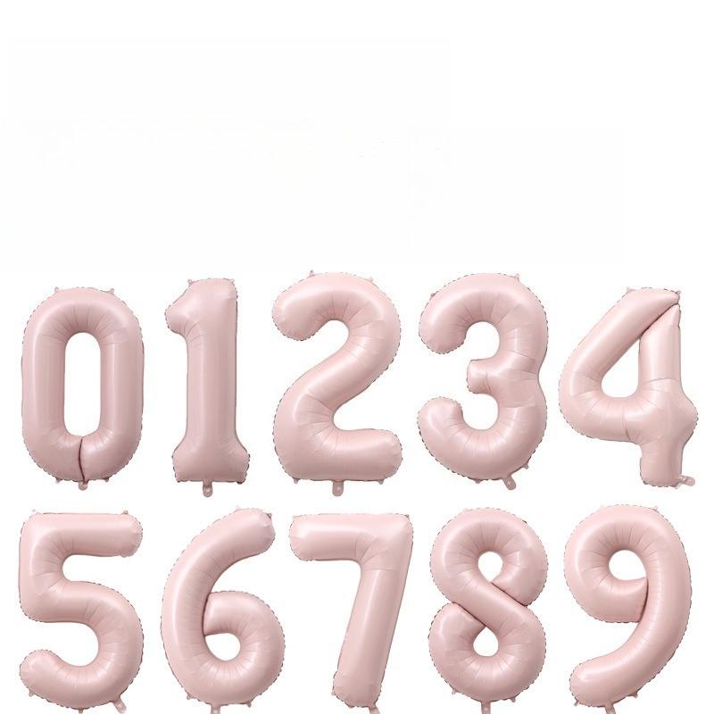

1pc Black Number Foil Balloons, Birthday Party Decoration, Anniversary Celebration Supplies A set of numbers [0-9]