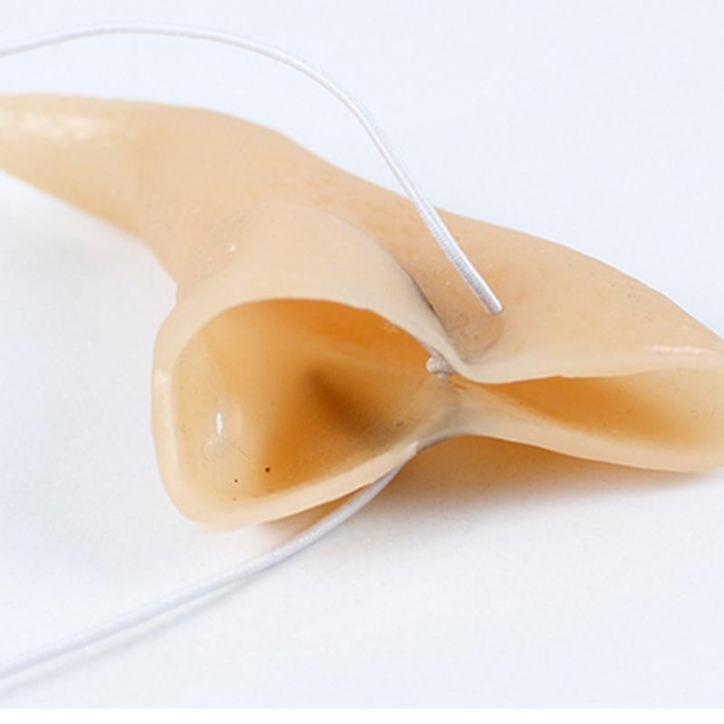 Witch Fingers Nails Halloween Costume Props Fake Witch Nose for Party Club