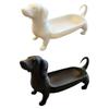 Decorative Sausage Dog Catchall Dish with Open Top Access, 3D Printed Storage Tray for Entryway, Desk, Dresser or Counter
