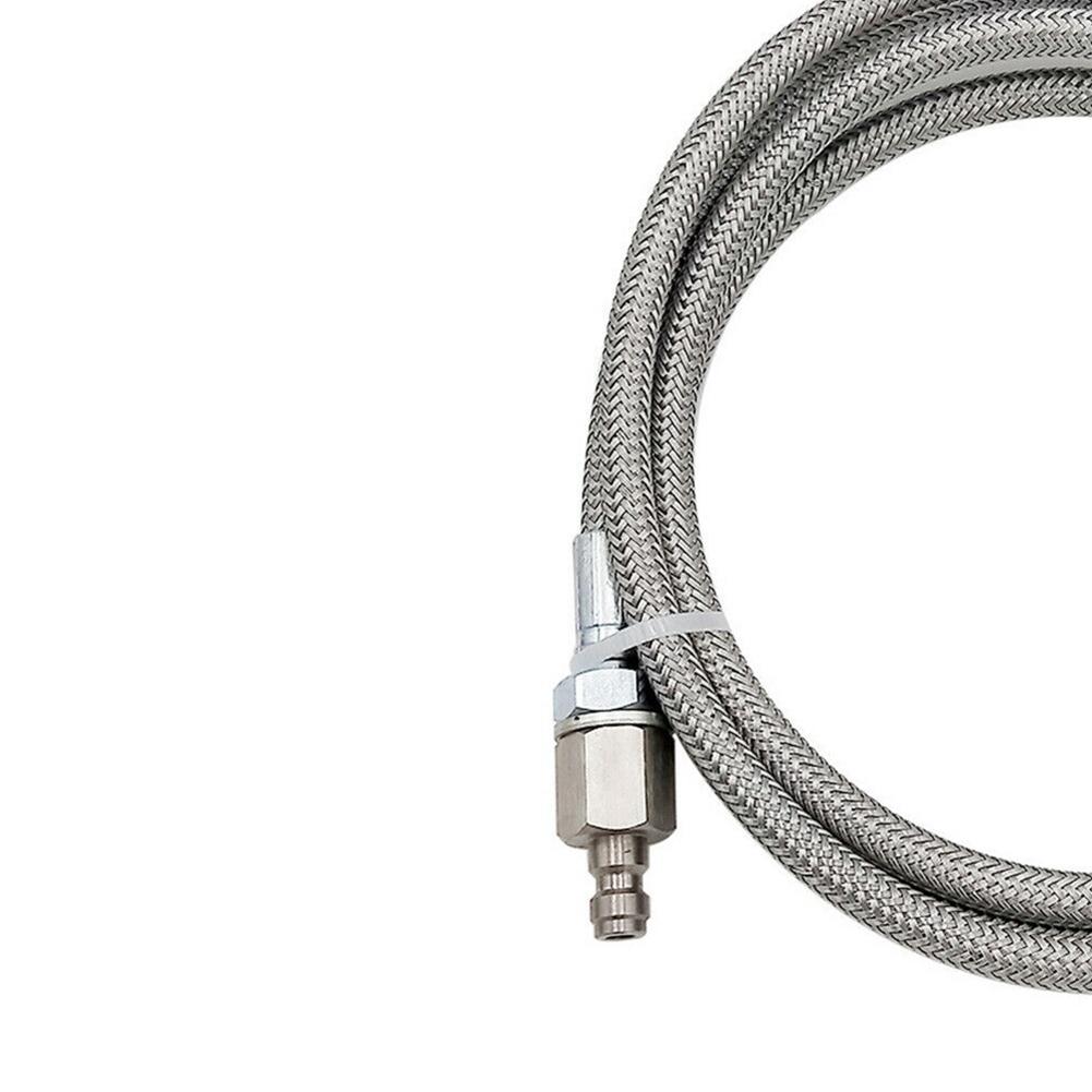 Quick Disconnect Inflation Hose 1Pc 60\" Stainless Steel