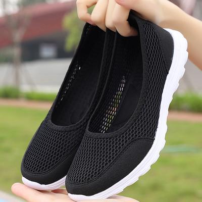 Chaussures de sport décontractées pour femmes, chaussures pour femmes, chaussures pour mères, chaussures de marche, chaussures en maille respirante