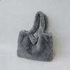 Women's Plush Tote: Stylish, Spacious & Versatile Shoulder Bag for Commuting