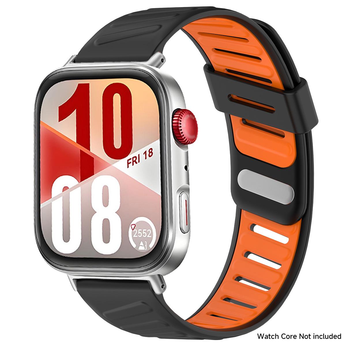 

Магнитный ремешок для Huawei watch fit 4 4pro 3 двухцветный силиконовый ремешок для huawei band fit 3 4 4pro дышащий спортивный браслет for fit 3