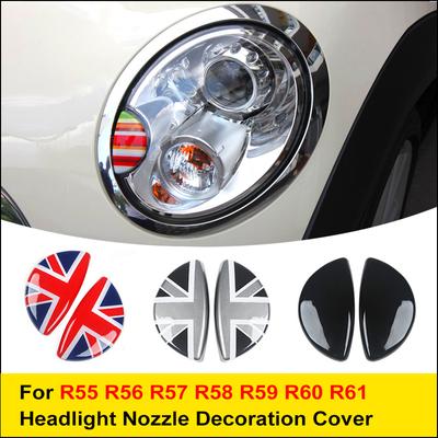 2 adet Far Memesi Dekorasyon Kapak Çıkartmalar Mini Cooper S One Clubman R55 R56 R57 R58 R59 Countryman R60 Araba