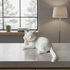 3D Printed Cat Statue, Small Holding Face Cat Figurine, Cute Animal Sculpture for Office Desk Decor, Gifts for Cats Lovers