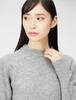 Mila Owen Crew Neck Compact Knit Gray Pullover, 09WNT225015, Women's,