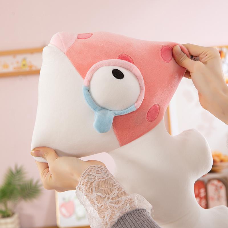 Creative soft cute fish bone long throw pillow sofa throw pillow living room creative decorative pillow pillow girl heart cushion