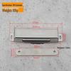 Magnetic Stainless Steel Cabinet Door Bumper & Clip for Wood Furniture