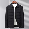 Autumn and Winter New Light Down Jacket Men's White Duck Down Business Casual Lapel Thickened Warm Shirt Jacket