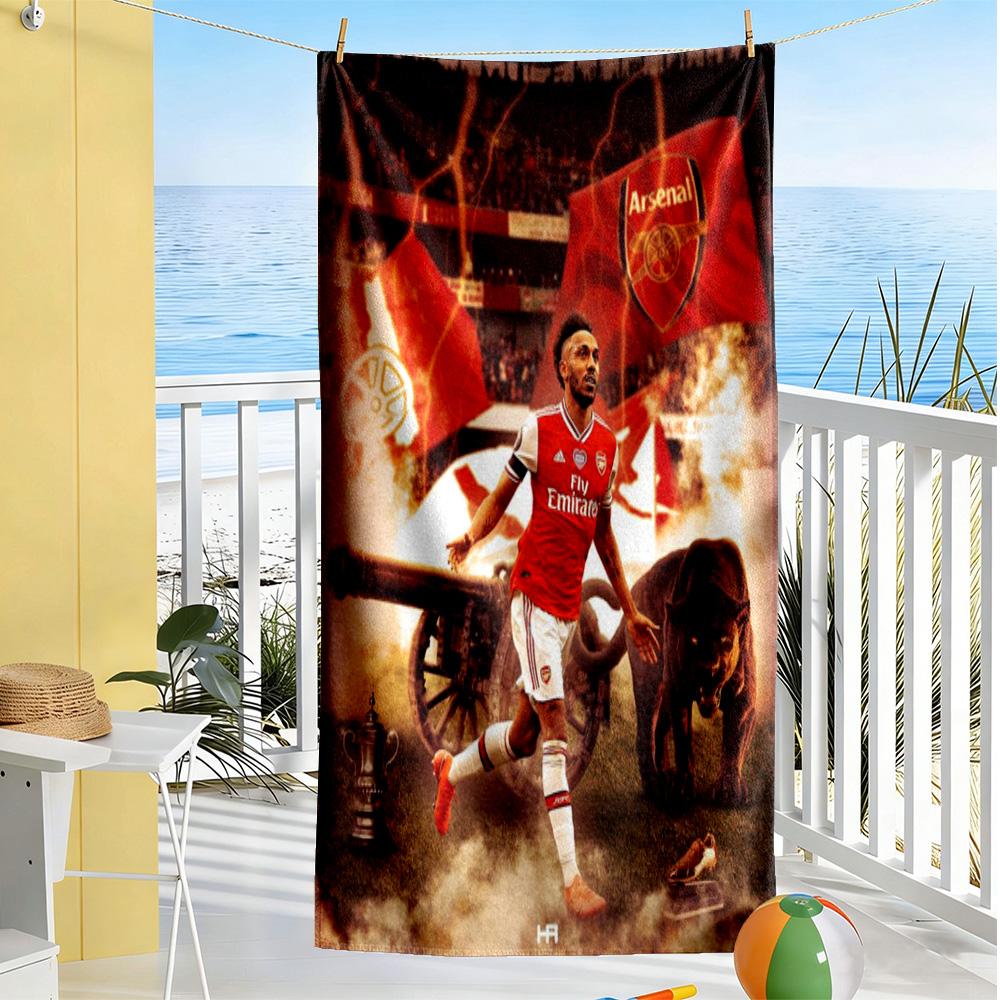Arsenal Football Player Beach Towel Quick-Dry Soft Microfiber Comfortable Lightweight