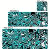 Large Black Strata Liquid Mouse Pad Computer Laptop Anime Keyboard Carpet XXL Large Nonslip Mousepad Gamers Decoration Desk