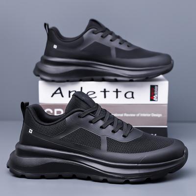 Fashion Spring Summer Men Mesh Shoes Soft Soled Casual Shoes Breathable Male Sneakers Non-slip Wear-resistant Sports Shoes New Trainers