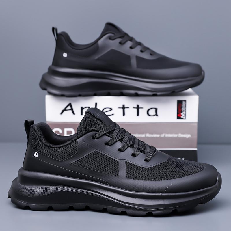 Fashion Spring Summer Men Mesh Shoes Soft Soled Casual Shoes Breathable Male Sneakers Non-slip Wear-resistant Sports Shoes New Trainers