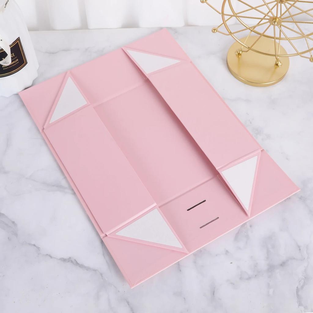 1pc- Folding Integrated Fashion Birthday Gift Box Empty Box Clamshell Clothes Packing Box