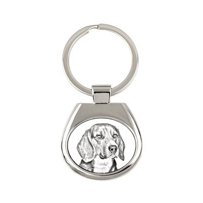 Beagle - chaveiro com cachorro, chaveiro com estampa, pingente personalizado da marca