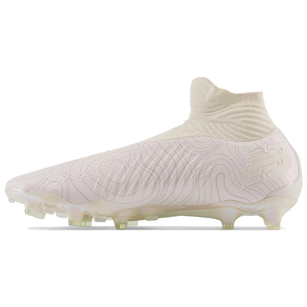 New Balance Tekela V4 Round Toe Lace-Up FG (Rubber Long Stud) Artificial Grass Soccer Shoes Unisex Soccer Shoes White ST1FWW4