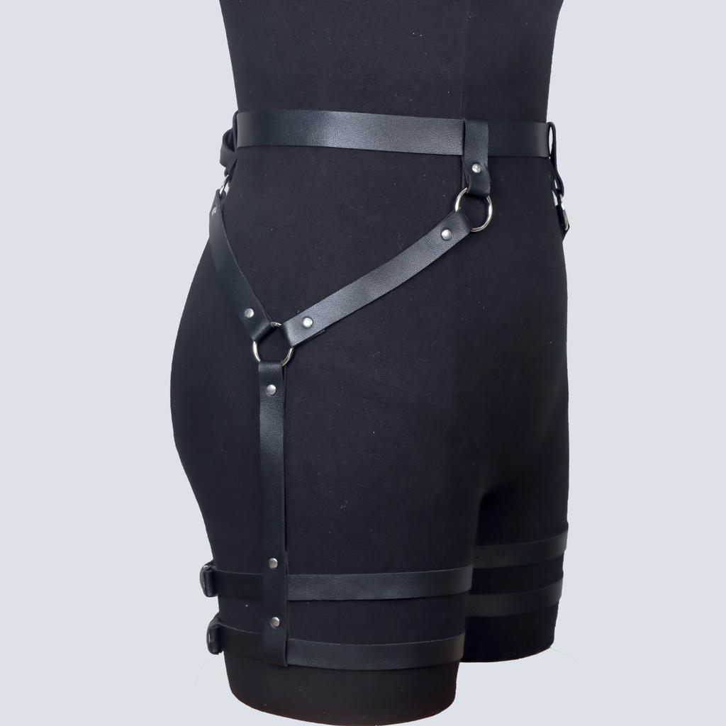 Herrenmode Schlichter Gürtel Sexy Herren Strumpfbandgürtel Fetisch Harajuku Stil Festival Karneval Kostüm Gürtel