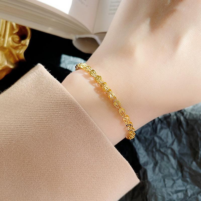 Korean Version of The New Bracelet Imitation Phoenix Tail Bracelet Women's Ethnic Style Simple Retro Jewelry