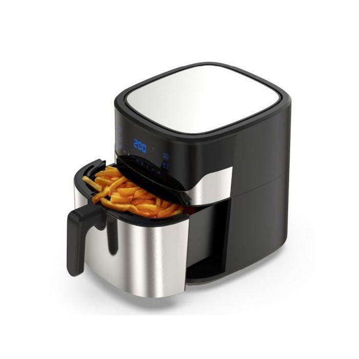 Universal Blue Air Crispy 6006B Freidora de Aire 6.5L Negra/Inox