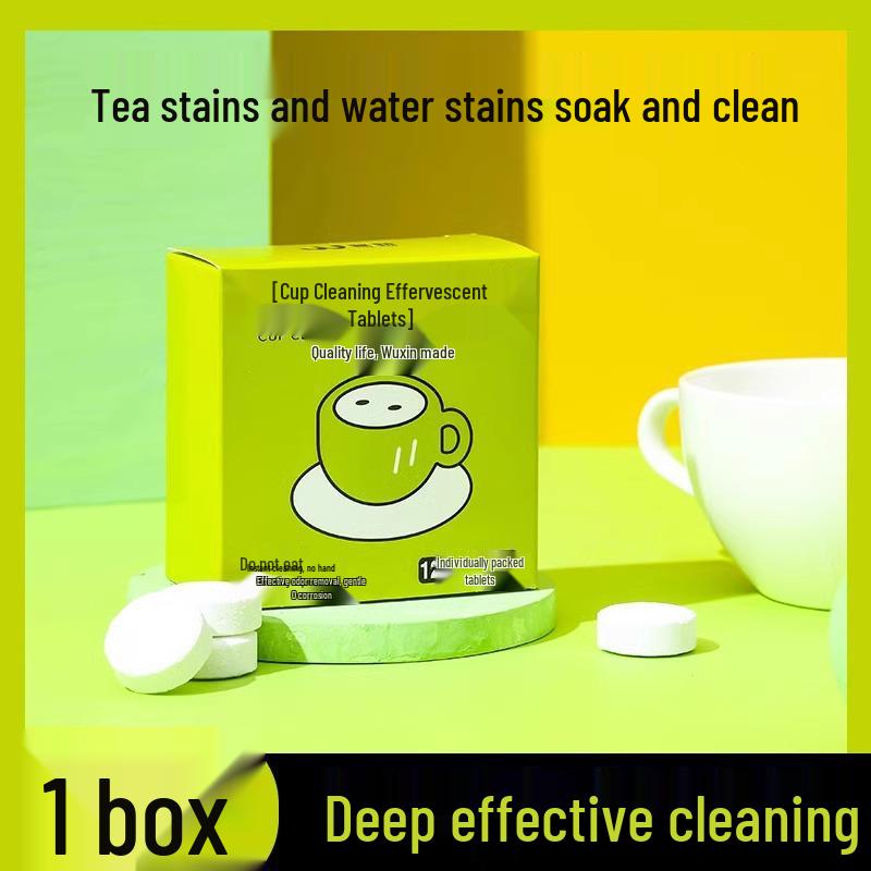 

Безопасные таблетки с шипучим эффектом без запаха для удаления пятен и грязи с чайного сервиза - Формула с активным кислородом и пищевой содой