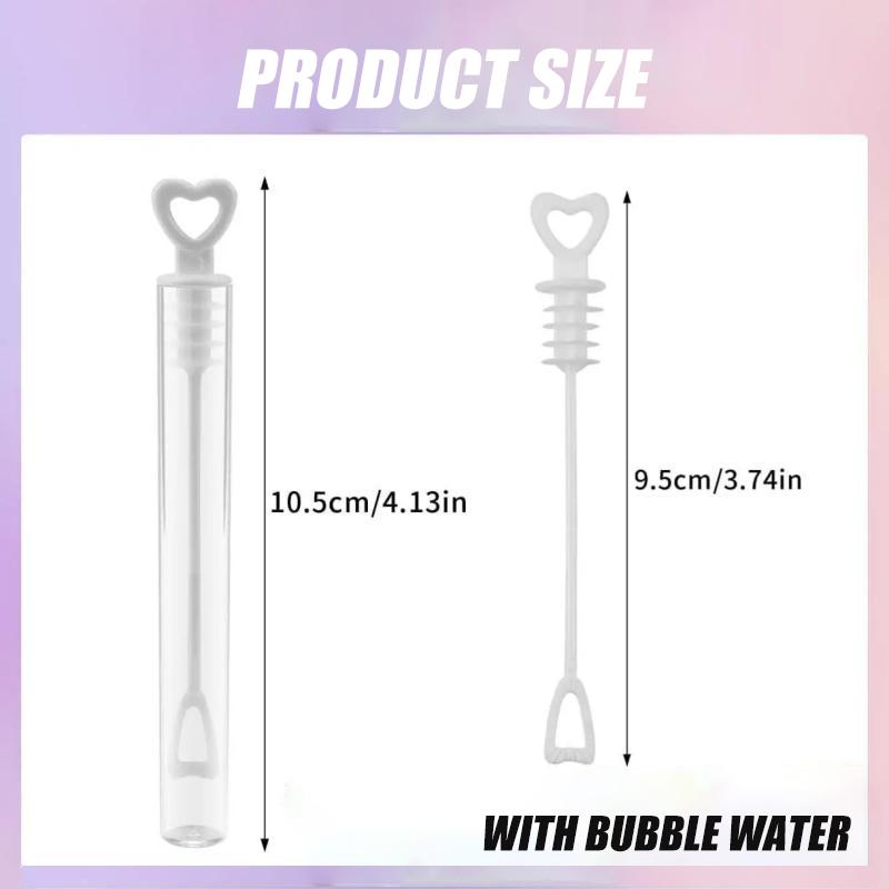 Children's Bubble Blowing Toy Bubble Water Summer Mini Compact Portable 10CM Small Test Tube Bubble Stick with Bubble Water