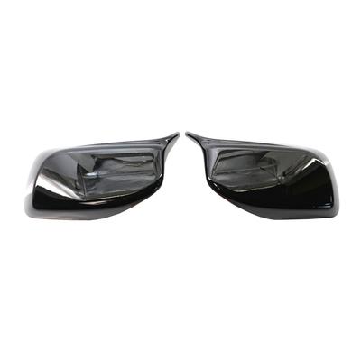 Voor BMW 5 Serie E60 E61 E63 E64 2004-2007 Spiegellampbehuizing Achteruitkijkspiegelkap Glanzend Zwart 51167078360 51167078359