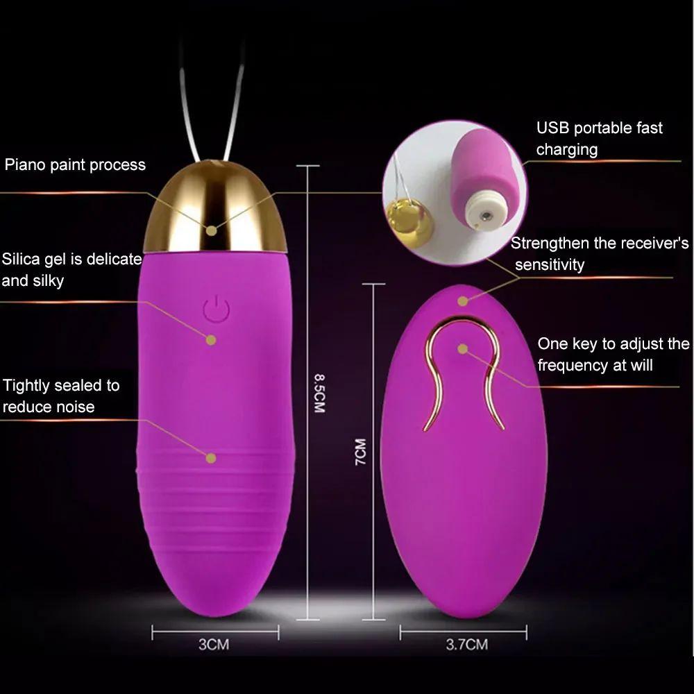 Wireless Remote Vibrators for Women Female Masturbator Vagina G Spot Massager Ball Vibrators Sex Toys for Women  Vibrating Eggs