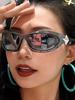Stars with Sunglasses Cyberpunk Y2K Sunglasses Futuristic Spice Girls Street Sunglasses Ladies Sunglasses Men's Sunglasses